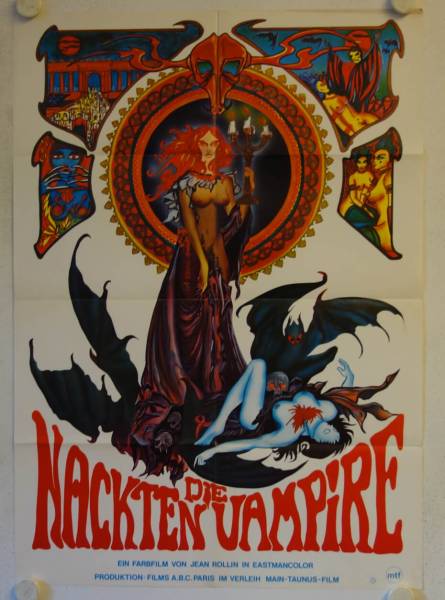 Die nackten Vampire originales deutsches Filmplakat